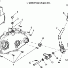 SPORTSMAN 90 - A06FA09CA Transmission lever