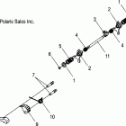 SPORTSMAN 500 HO INT'L - A06MH50FB Shift forks