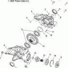 SPORTSMAN 700 EFI - A06MH68AQ Gearcase, rear