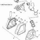 PREDATOR 90 - A06KA09CA Воздухозаборник