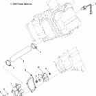 SCRAMBLER 500 4X4 - A06BG50AA Водяной насос
