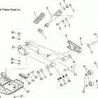 PREDATOR 500/LE - A07GJ50AA/AB/AC Suspension, rear, swing arm