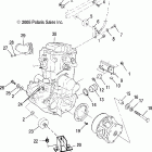 SPORTSMAN 6X6 - A06CL50AA Крепление двигателя