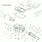 SPORTSMAN 450 - A06MH46AA Воздушный фильтр