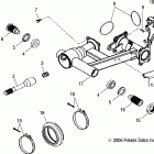 PHOENIX 200 QUADRICYCLE - A06PB20EA Swing arm, rear