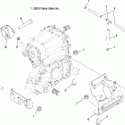 SPORTSMAN 800 EFI INTL - A07MH76FA Transmission, mounting