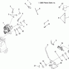 SPORTSMAN 450 - A06MH46AA Master cylinder, rear and foot pedal