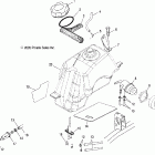SPORTSMAN 6X6 - A06CL50AA Топливная система
