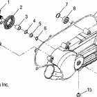 SAWTOOTH QUAD - A06PB20VA Crankcase cover, lh