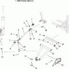 HAWKEYE 2X4/4X4 INTERNATIONAL - A06LB27FA A-arm, front and tie rod