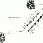 SCRAMBLER 500 4X4 - A08BG50AA Главные внутренности КПП