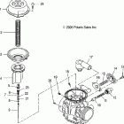 PREDATOR 500/LE - A07GJ50AA/AB/AC Карбюратор верх