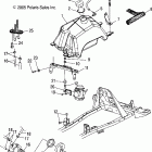 MAGNUM 330 4X4 - A06CD32AA Fuel system and carburetor mounting