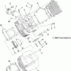 HAWKEYE 2X4/4X4 INTL - A07LB27FA/LH27FB Цилиндр двигателя