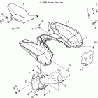 PREDATOR 500 - A06GJ50AA Cab, rear and seat
