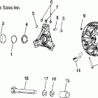 SPORTSMAN 500 EFI INTL - A07MH50FC Сцепление- вариатор