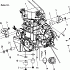 SPORTSMAN 700 EFI - A06MH68AQ Крепление двигателя
