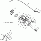 SPORTSMAN 90 - A06FA09CA Brake, rear