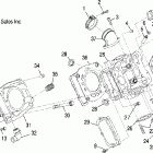 SPORTSMAN 6X6 - A06CL50AA Цилиндры