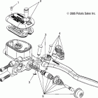 PREDATOR 500 - A06GJ50AA Master cylinder, front brake