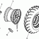 SPORTSMAN 90 - A06FA09CA Колесо переднее