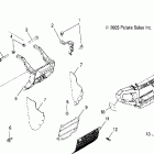 SPORTSMAN 800 EFI - A07MH76AL/AQ/AX/AY/AZ/MN76AF/AT/AY Bumper mounting