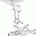 SPORTSMAN 6X6 - A06CL50AA Strut stabilizer, rear