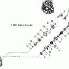 SPORTSMAN 6X6 - A06CL50AA Gearcase, internal