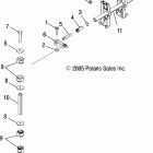 SPORTSMAN 700 EFI - A06MH68AQ Torsion bar