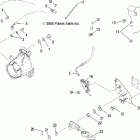 SPORTSMAN 700 - A06MH68AA Master cylinder, rear and foot pedal