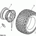 PREDATOR 90 - A06KA09CA Колесо заднее