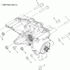 SPORTSMAN 800 EFI INTL - A07MH76FA Gearcase, mounting, rear