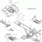 HAWKEYE 2X4/4X4 - A06LB27AA Cab, rear, frame, and footwells