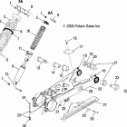 SCRAMBLER 500 4X4 - A06BG50AA Бугель и аммортизатор