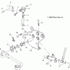 SCRAMBLER 500 4X4 - A06BG50AA Brake, rear master cylinder