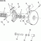 SPORTSMAN 450 - A06MH46AA Муфта сцепления
