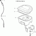 SPORTSMAN 6X6 - A06CL50AA Трост дроселя