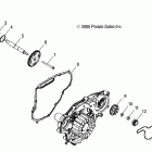 SPORTSMAN 700 EFI - A06MH68AQ Oil pump and water pump