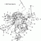 SCRAMBLER 500 4X4 - A06BG50AA Крепление двигателя