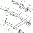 SPORTSMAN 90 - A06FA09CA Drive pulley