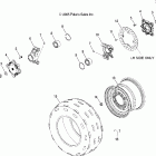 HAWKEYE 2X4/4X4 - A06LB27AA Wheel, rear and hub, rear