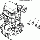 SPORTSMAN 700 EFI - A06MH68AQ Manifold and thermostat