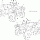 SPORTSMAN 700 EFI - A06MH68AQ Наклейки