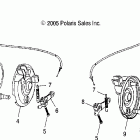 SPORTSMAN 90 - A06FA09CA Brake, front