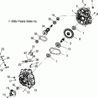 SCRAMBLER 500 4X4 - A08BG50AA Картер КПП