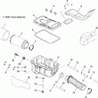 SPORTSMAN 500 EFI INTL - A07MH50FC Воздушный фильтр
