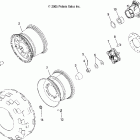 SPORTSMAN 700 EFI - A06MH68AQ Wheel drive, rear