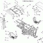 SPORTSMAN 800 EFI - A06MH76AL Cab, rear and seat