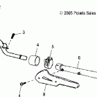 SAWTOOTH QUAD - A06PB20VA Выхлопная система