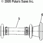 MAGNUM 330 4X4 - A06CD32AA Drive shaft, front